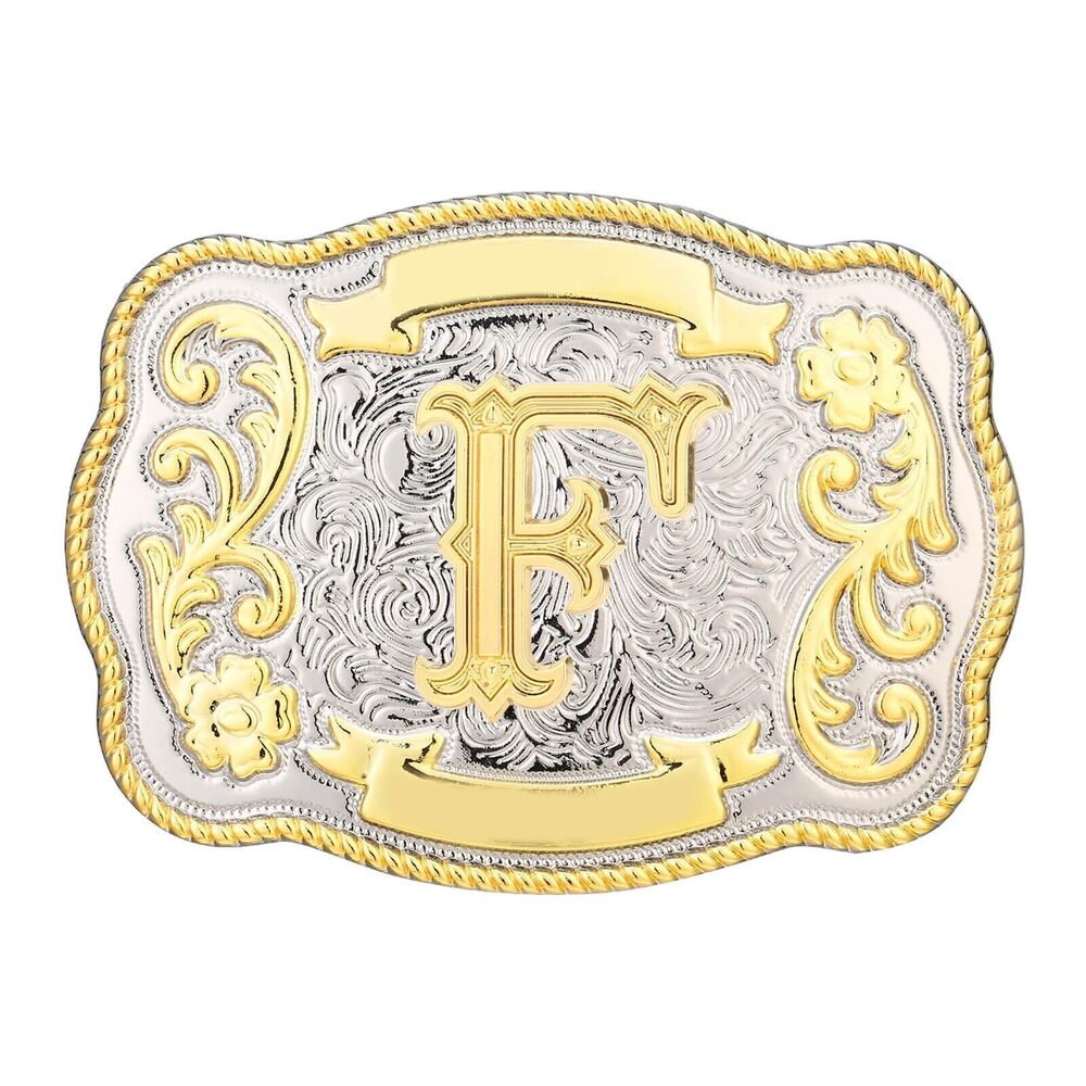 9450 Belt Buckle Western Cowboy Cowgirl Rodeo Vintage Initial Letter